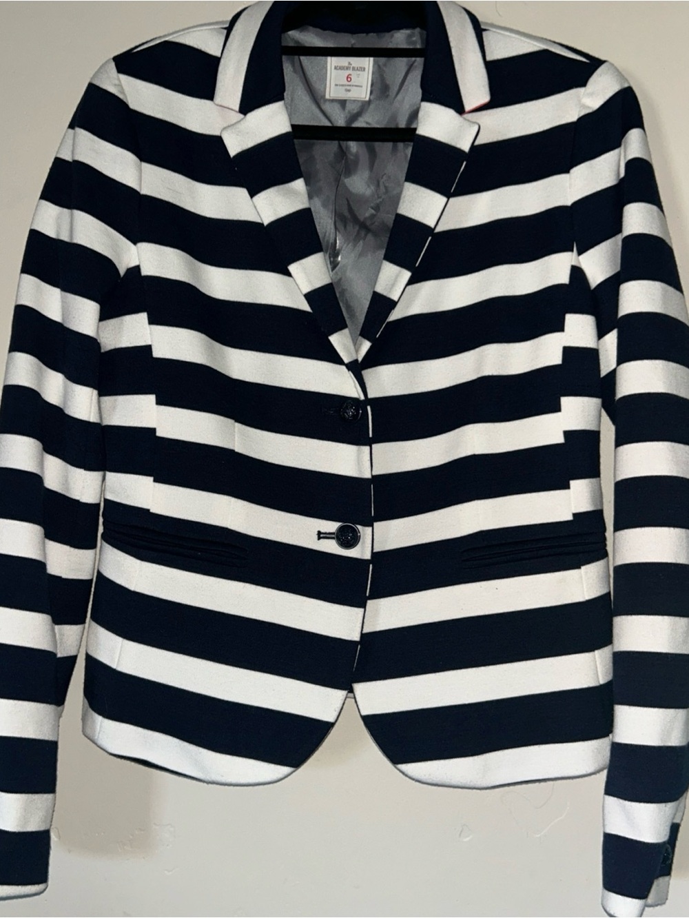 The Academy Blazer by Gap Women's Size 6 Long Sleeves Lined 2 Button Front